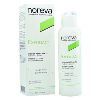 noreva exfoliac drying lotion لۆشنی وشککەرەوەی نۆریڤا ئێکسفۆلیاک